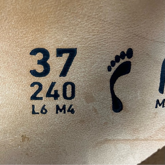 Birkenstock Papillio Women’s Size 37 / 6.0 Glenda Light Tan Leather Sandals - Picture 11 of 12